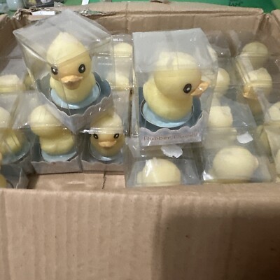 Kate Aspen Rubber Ducky Candles Lot of 24