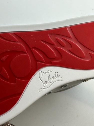 Christian Louboutin FUN VIEIRA Leather Signature Low Top Sneakers Shoes $895 - Picture 13 of 18