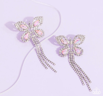 Paparazzi Jewelry ~ Next SOAR Pink Post Earrings ~ Life of the Party ~ NEW!!