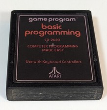 Basic Programming, Atari 2600, Cartridge Only, Tested and Working, Free Shipping