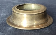 NOS brass oil lamp collars - sold individually - 44 mm base, 21 mm opening