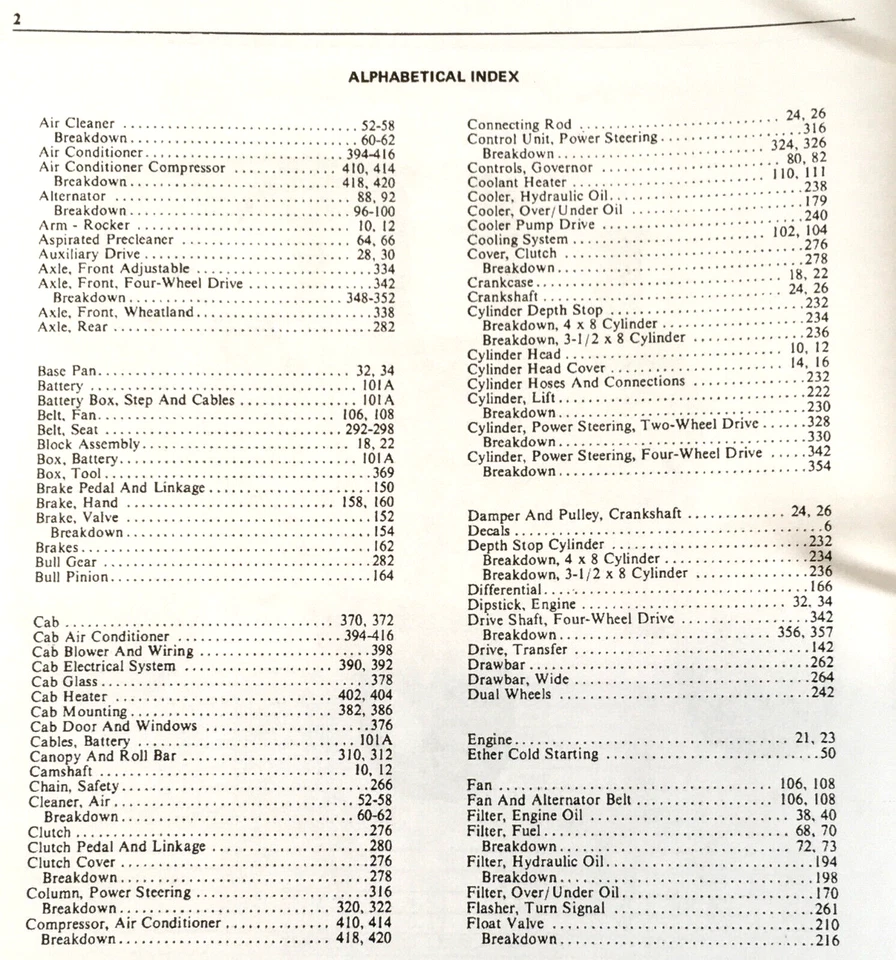 White 2-85 Field Boss Tractor Service Parts Operators Manual Set Repair Workshop - Image 4 of 4