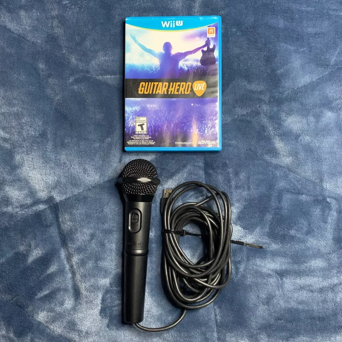Wii U Wired Microphone Model WUP 021 Genuine Plus Bonus Wii U