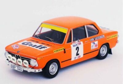 Trofeu BMW 2002 ti TAP Rally 1972 Leif Asterhag Claes Bilstam 1:43 Scale