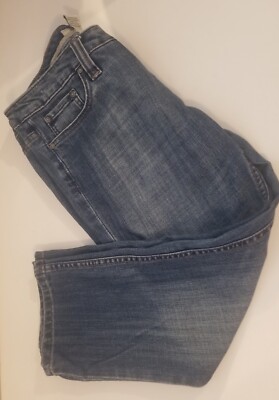Women's Jr's Jeans 11 Refuge Cropped Capri Strght Lg Fading 32''W/24''Ins EUC 
