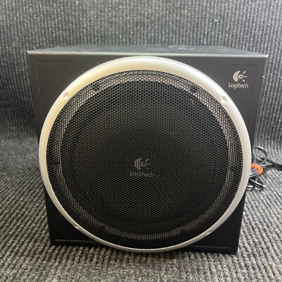    Logitech Z-340 8'' Self Powered 2.1 Computer Speaker Not Tested
