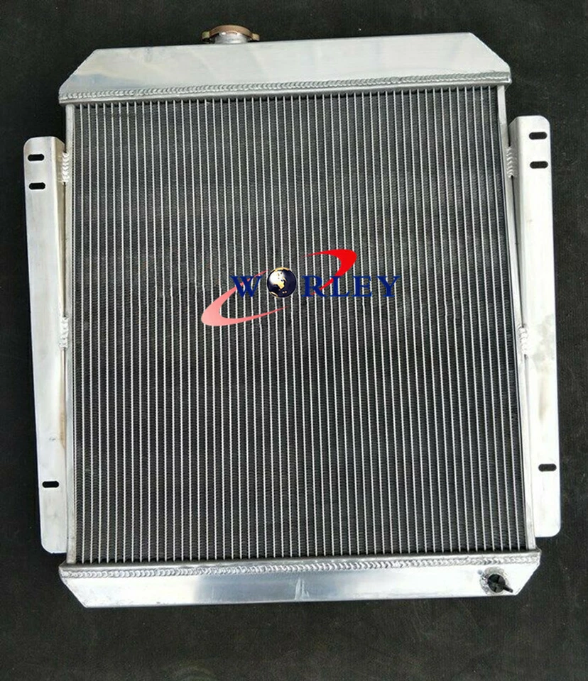 Radiador y ventilador de aluminio para BUICK SPECIAL/Roadmaster/Century/Super 1954-1956 1955 Foto 4 de 4