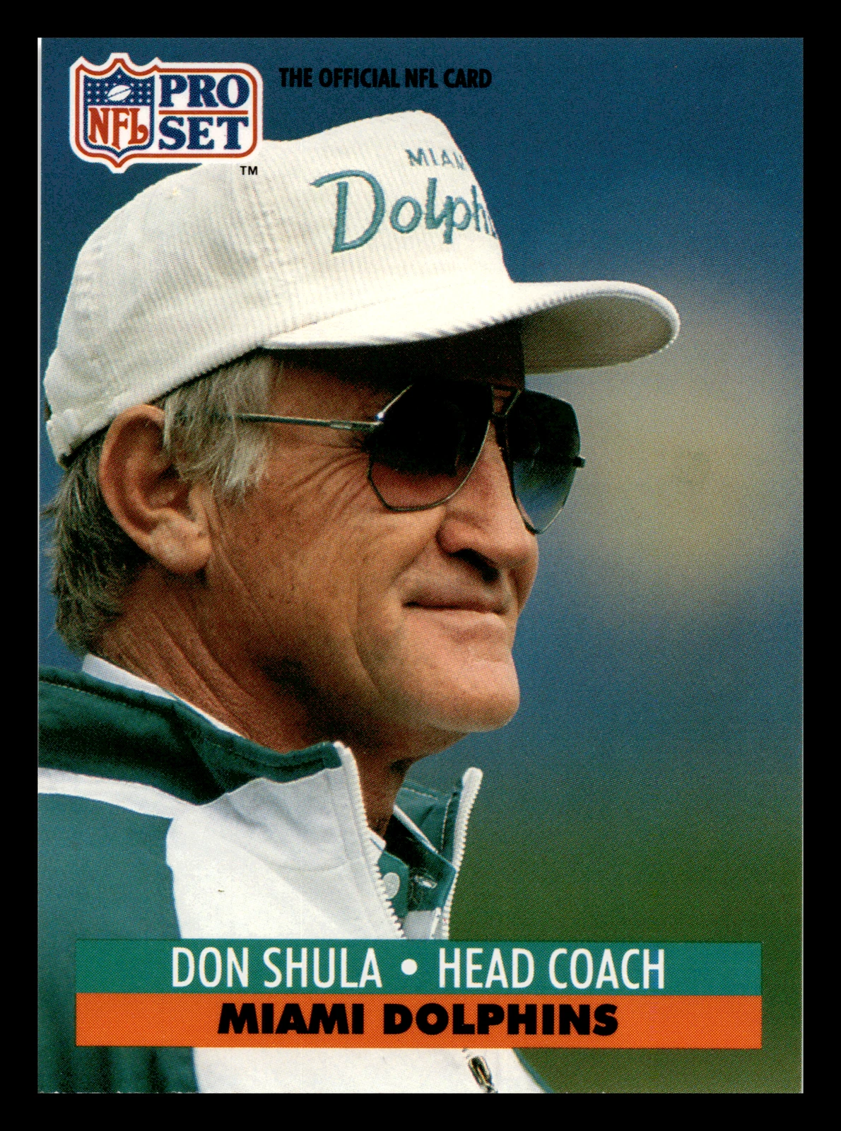 Don Shula trading card