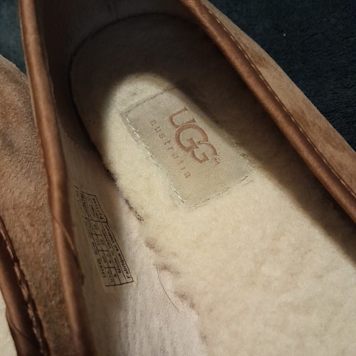 UGG Australia Alloway Brown Suede Studded Bow Ballet Flats Shoes Womens Size 8 - Picture 7 of 8