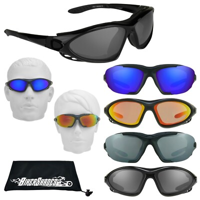 Motorcycle Biker Safety Sunglasses Goggles Men Sky Diving Wind Dust  Resistant