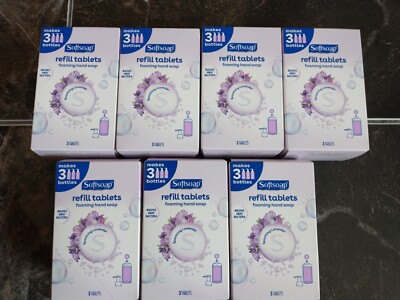 (7) Softsoap Foaming Hand Soap 3 Tablets (Total = 21 Refills) SPARKLING LAVENDER