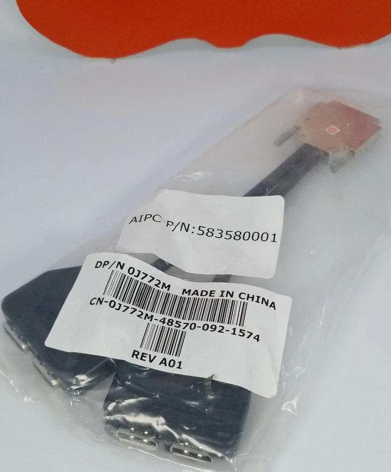 VHDCI to X4 Quad DisplayPort Nvidia Splitter Cable NVS 420 Four Monitor Extended - Image 2 of 4