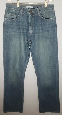 Mavi Matt Jeans Men Size 32 Vintage Bootcut Low Rise Zipfly Stone Wash