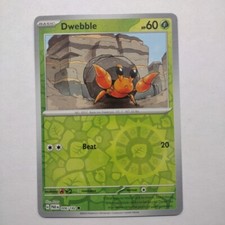 Pokemon Reverse Holo Dwebble 006/182 Paradox Rift - Same Day Shipping!
