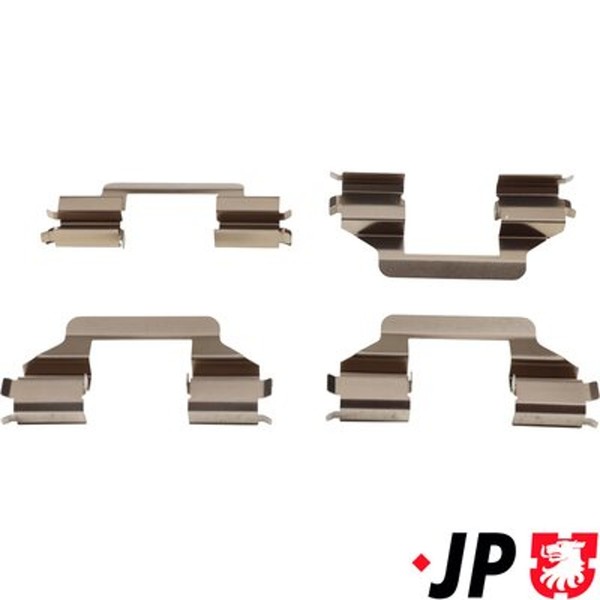 ZubehöRsatz Scheibenbremsbelag JP JP Group 4164003210 FüR Peugeot 407 SW 607 9D-image
