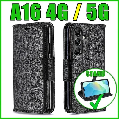 Flip Cover Custodia Magnetica Samsung Galaxy A16 4G / 5G Pelle Portafoglio Libro