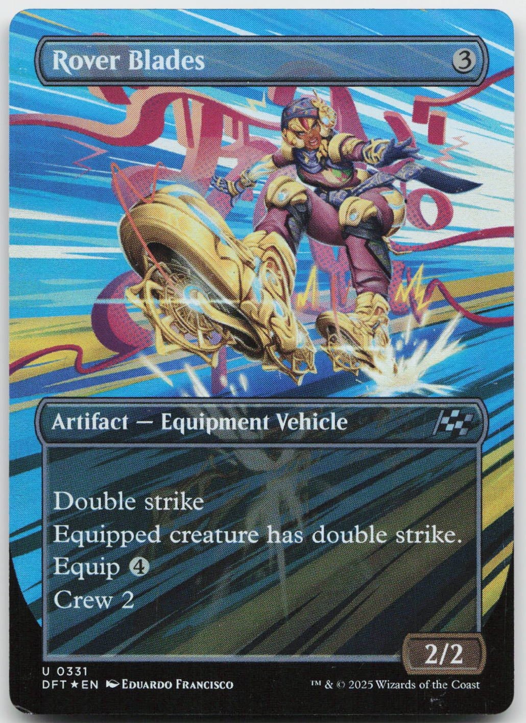 Rover Blades (Borderless) Foil [DFT - 331]NM