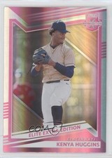 2022 Panini Elite Extra Edition Pink Kenya Huggins #123 my8