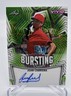 2025 Leaf Vivid Baseball Jean Cabrera Phillies Green Bursting Auto 2/8