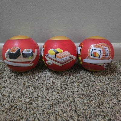ZURU MAX Premium Sushi Bar Collection Capsule Building Sets - Lot of 3 Brand New