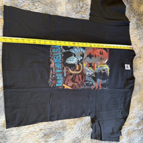 Camicia System of a Down 2001 Toxicity Vintage Y2K Taglia L Ricamata Rara Doppia - Foto 6 di 7
