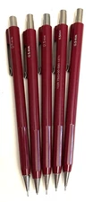 SKILCRAFT 0.5mm Mechanical Pencil Lot of 5 Burgundy DRAFTING Vintage
