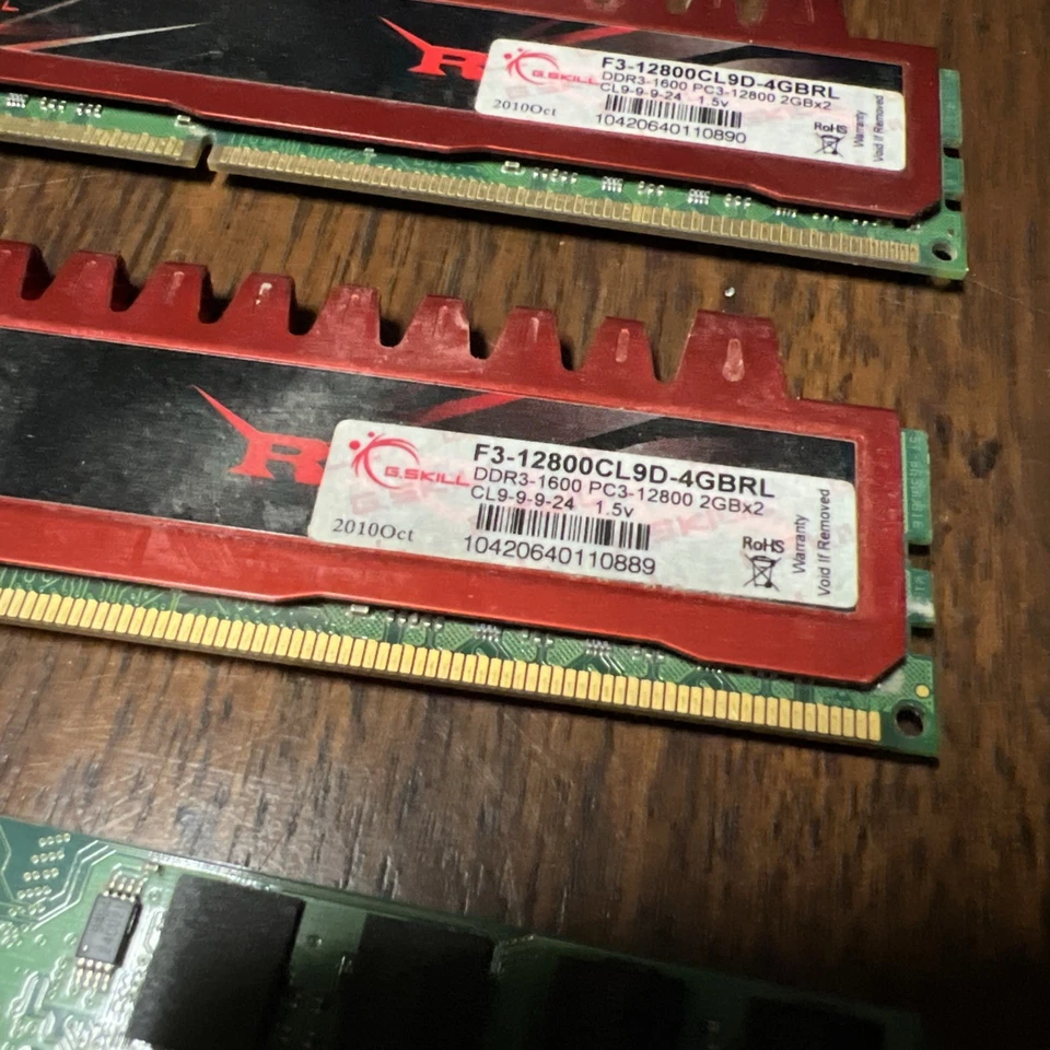 Lote de (10) Memoria Mixta de Escritorio 2GB/4GB/8GB DDR3 RAM Sin Probar Envío Gratis Foto 4 de 4