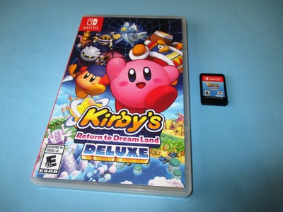Kirby's Return to Dream Land Deluxe Nintendo Switch Game w/Case