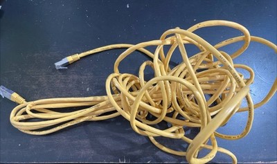 Ethernet LAN-Kabel gelb 5 m Patchkabel LAN-Kabel Internet RJ45 Cat 5e