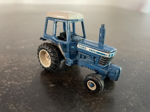Lotto trattore pressofuso ERTL blu Ford TW-20 vintage scala 1:64 - Foto 18 di 21