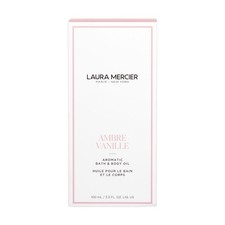 LAURA MERCIER Ambre Vanilla Aromatic Bath  Body Oil - Smooth Soft Skin -3.3 Oz.