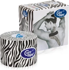 CureTape Art Kinesiology Tape: 2 in. x 16.5 ft. (Zebra)