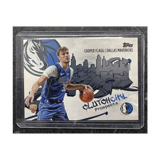 Topps 2025-26 Rookie Cooper Flagg Mavericks Clutch City CC-1 Basketball Card