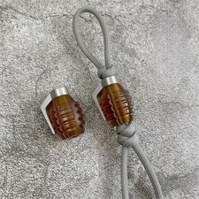 Titanium Ultem PEI Knife Lanyard Bead Paracord Pendant EDC Keychain Charm DIY1pc