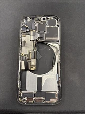 iPhone 15 Pro OEM Pull Back Housing Frame Black  Titanium A Grade