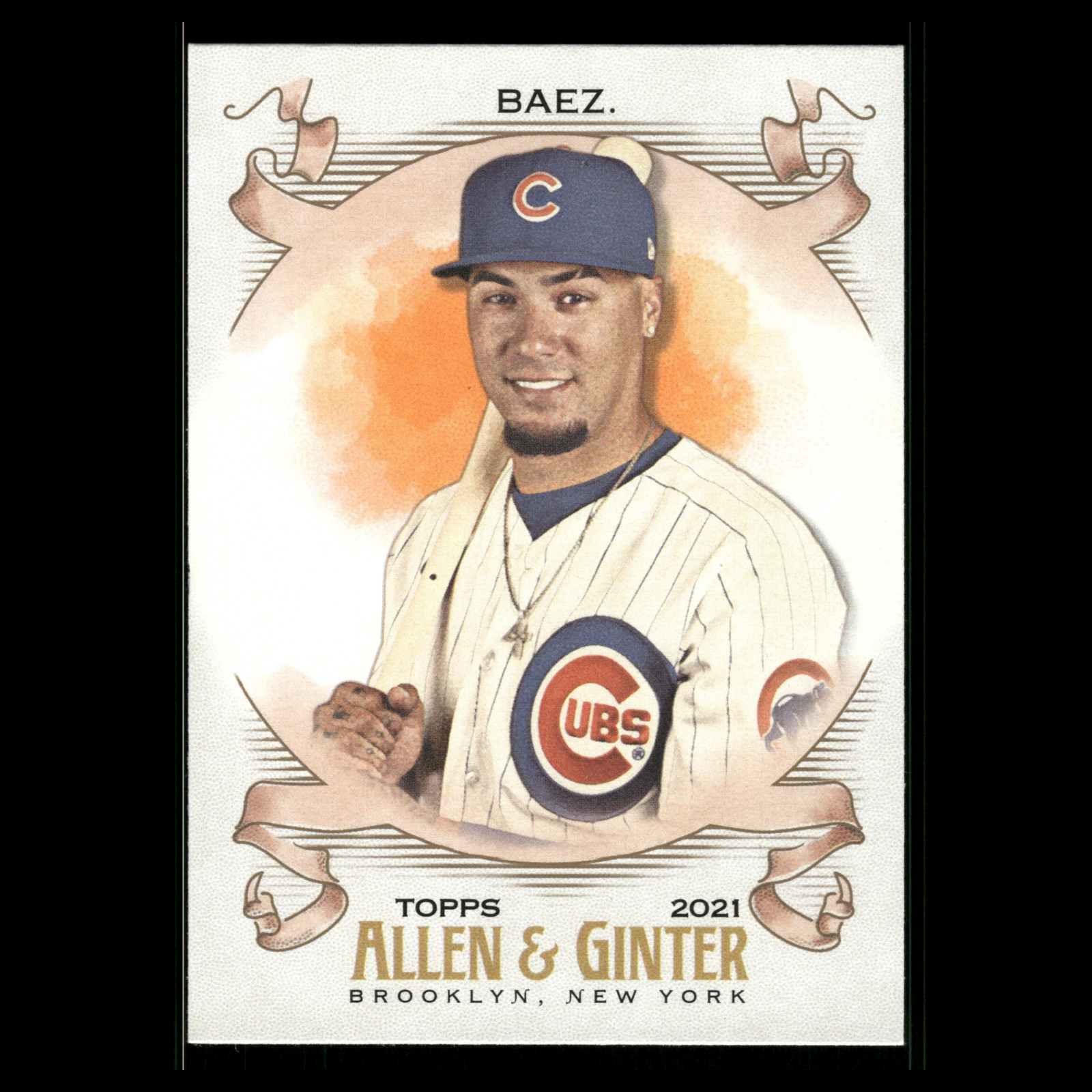 Javier Baez #65 2021 Topps Allen - Ginter Chicago Cubs Baseball Card MLB