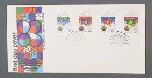 MayfairStamps Singapore FDC 1983 South East Asia Games Olympics Combo First Day