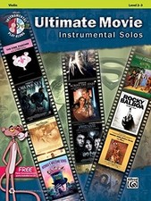 ULTIMATE MOVIE INSTRUMENTAL SOLOS FOR STRINGS: VIOLIN, By Bill Galliford **NEW**