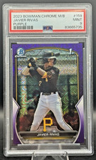 Javier Rivas 2023 Bowman Chrome Mega Box Purple Mojo Refractor /299