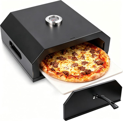 Pizza Oven for Grill: Blackstone Pizza Oven with Iron Baffle, Grill Top Pizza Gr