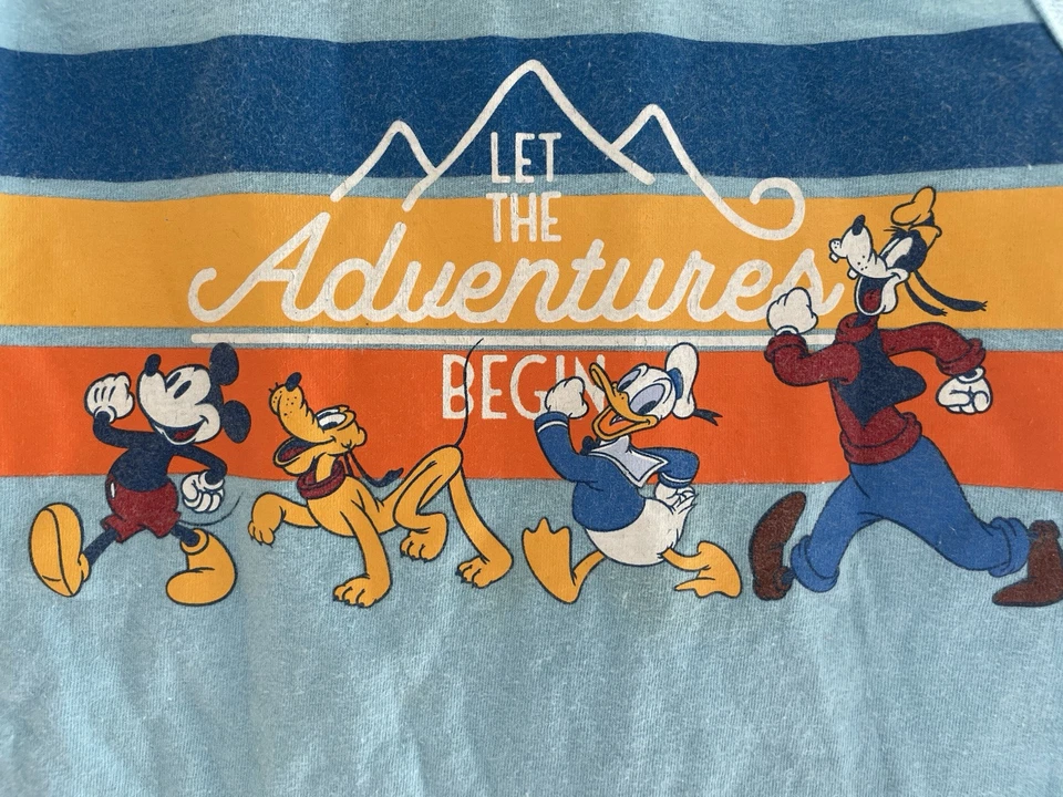 Disney Kid Boy Mickey And Friends Adventures Graphic Sleeveless Tank Top Blue XS - Image 3 of 4