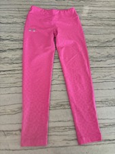 Under Armour Youth Girls Sonic Pink Leggings Size YMD