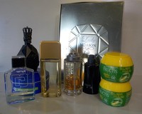 Different Mixture Of After Shaves Hair Gel Face Cream