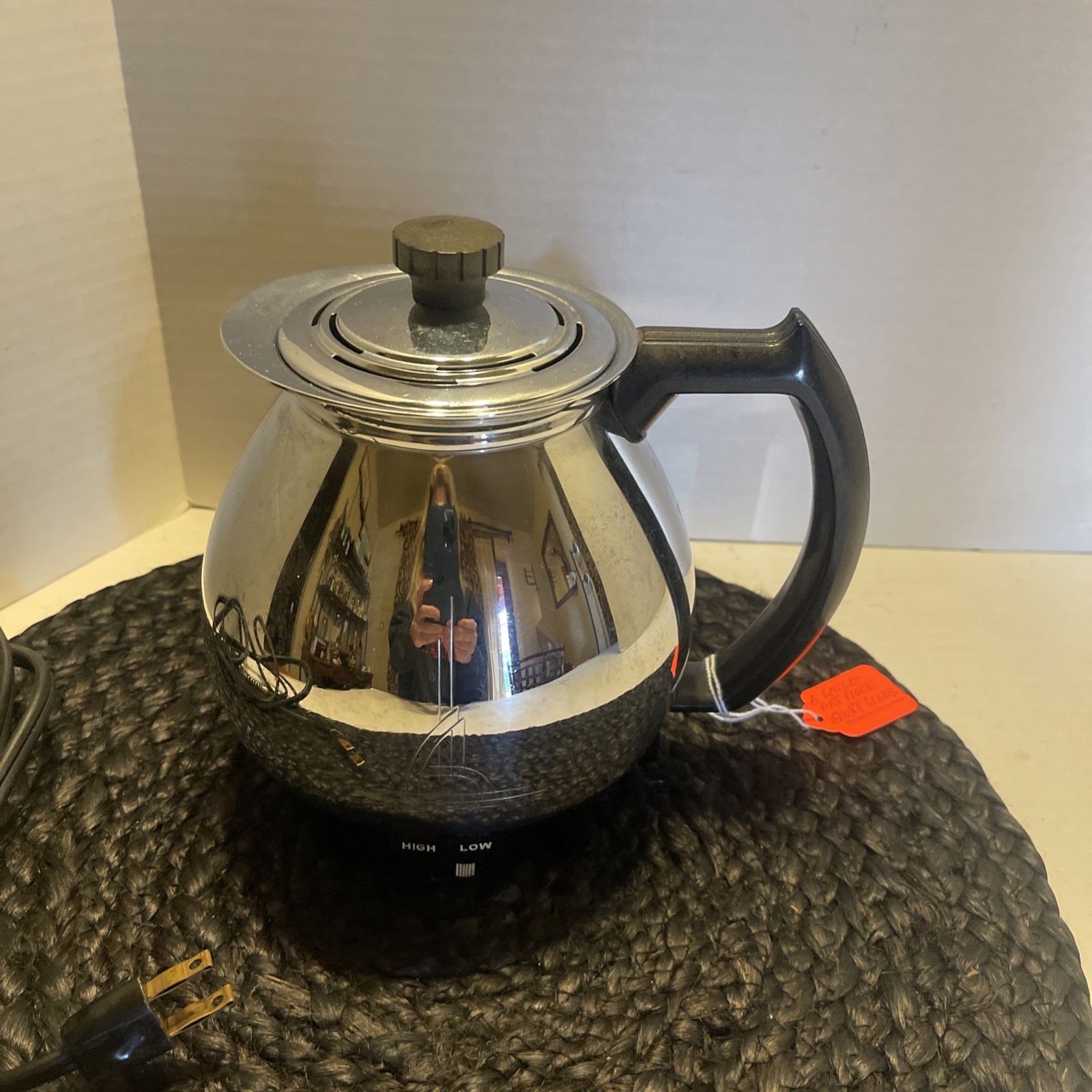 Sunbeam C30 Vintage Coffeemaster Carafe W/cord, Base Unit Only Tested & Working