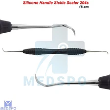 Periodontal Sickle Scaler #204S Diagnostic Double End Posterior Hygiene Curette