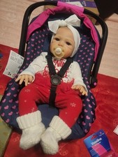 Reborn Baby Dolls Girl Gift Realistic Newborn Eyes Open Lifelike Look Real - 20"