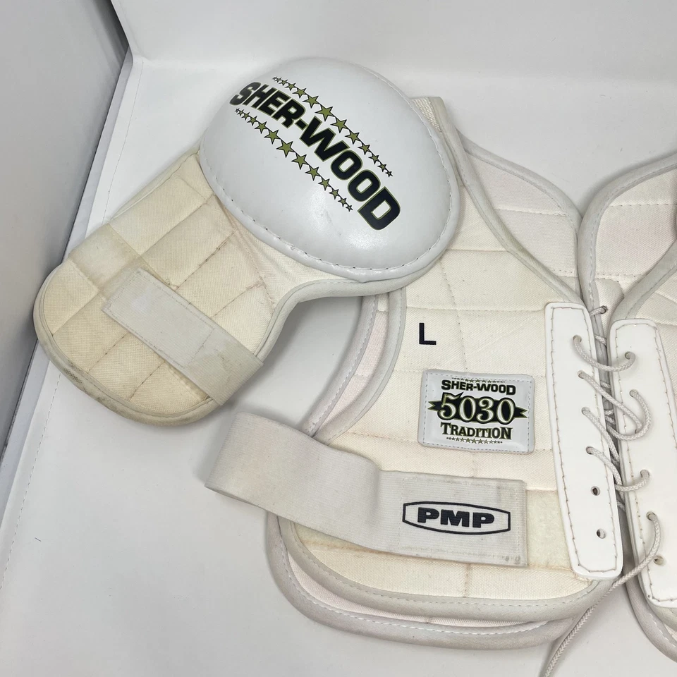 Almohadillas de hombro de hockey Sherwood 5030 Tradition para hombre talla grande Foto 2 de 4