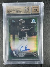 Reyes, Franklin - 2017 Bowman Chrome - 37/99 - Beckett 9.5/10
