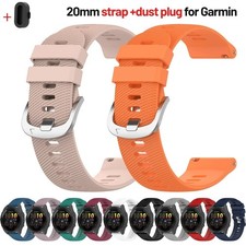 20mm Original Silicone Band For Garmin Forerunner 165 Music 245 55 158 168 645/V