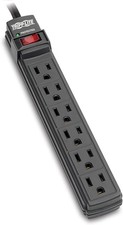 Tripp Lite 6-Outlet Surge Protector Power Strip 6 Foot / 1.82M Cord Right